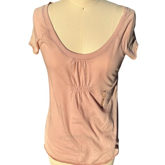 Y2K Deadstock Ruehl N. 925 by Abercrombie & Fitch Pink Top M NWT - Picture 1 of 4